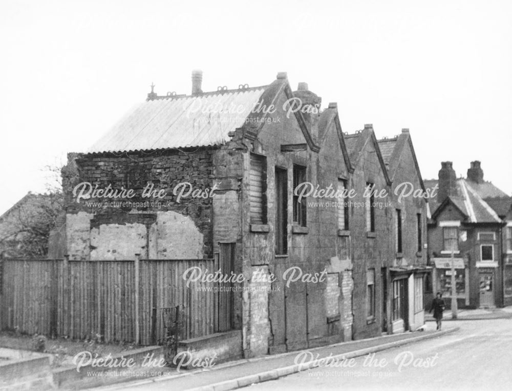 Rear of Butchers Shop at the junction of Norman Street and Charlotte Street