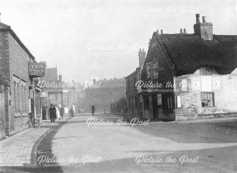 Sawley Road looking towards The Market Place