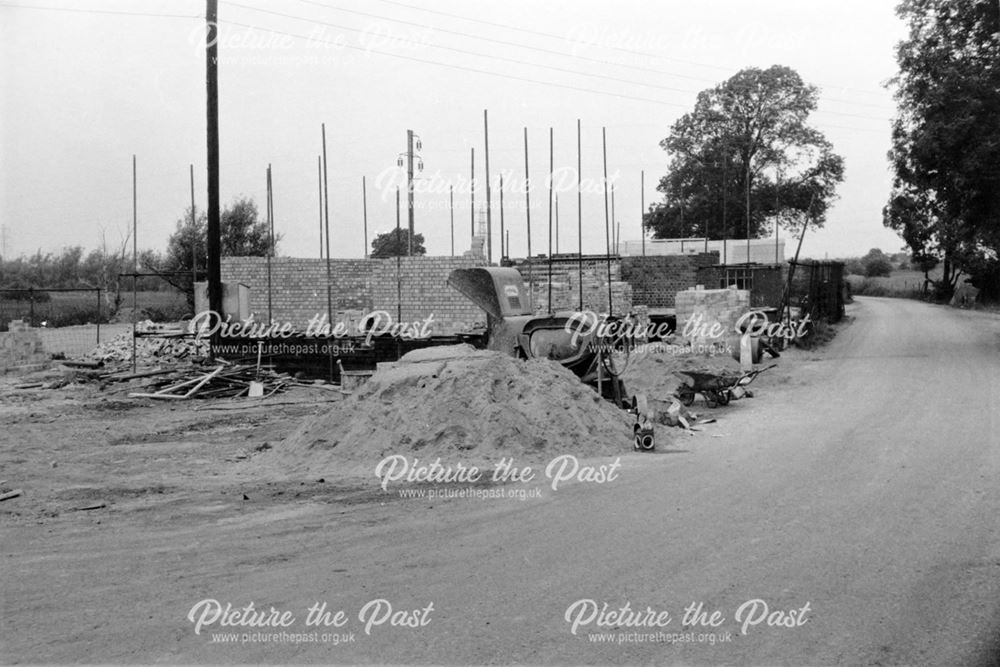 Construction of toilets in the Public Car Park, Trent Lock