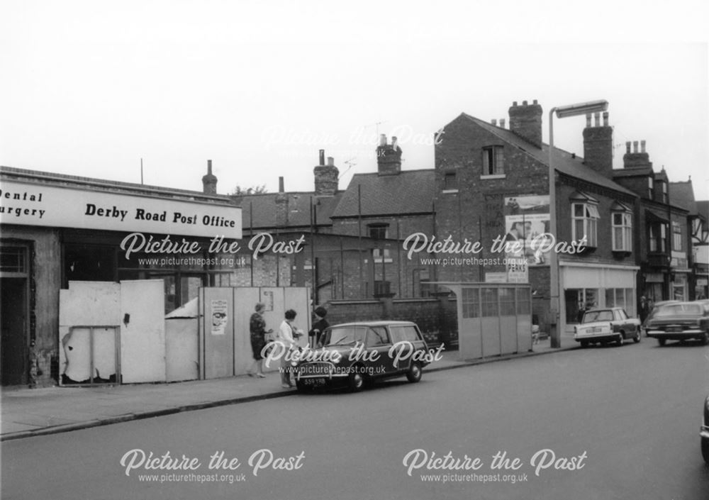 Construction of buildings next to Derby Road Post Office