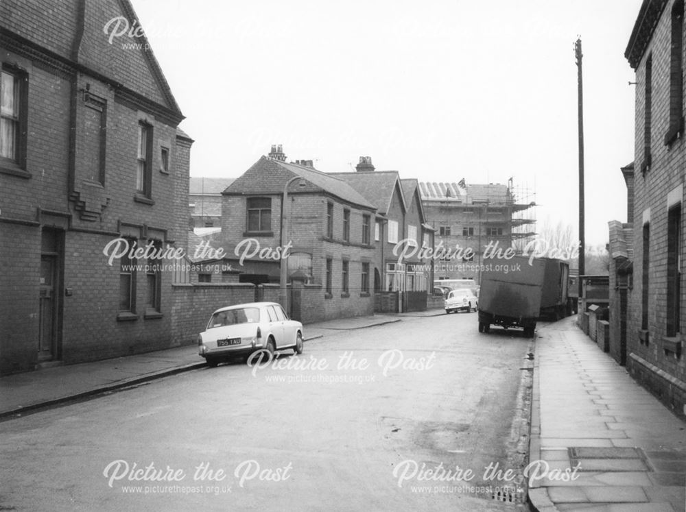 Construction of Romorantin Place Flats, Looking from Northcote Street