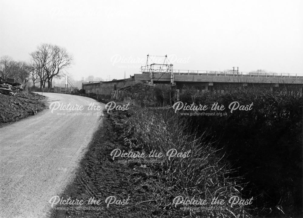 Construction of the M1 Motorway at Wilne Road