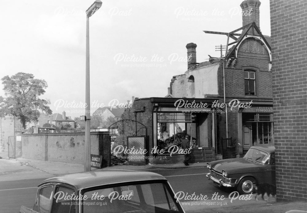 Site clearance for the construction of the Trustees Savings Bank, next to the Main Post Office