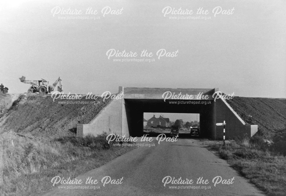 Construction of the M1 Motorway at Sawley Lane/Draycott Road, Long Eaton