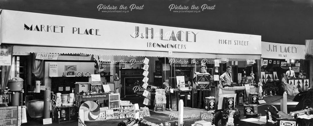 J and H Lacey display of goods