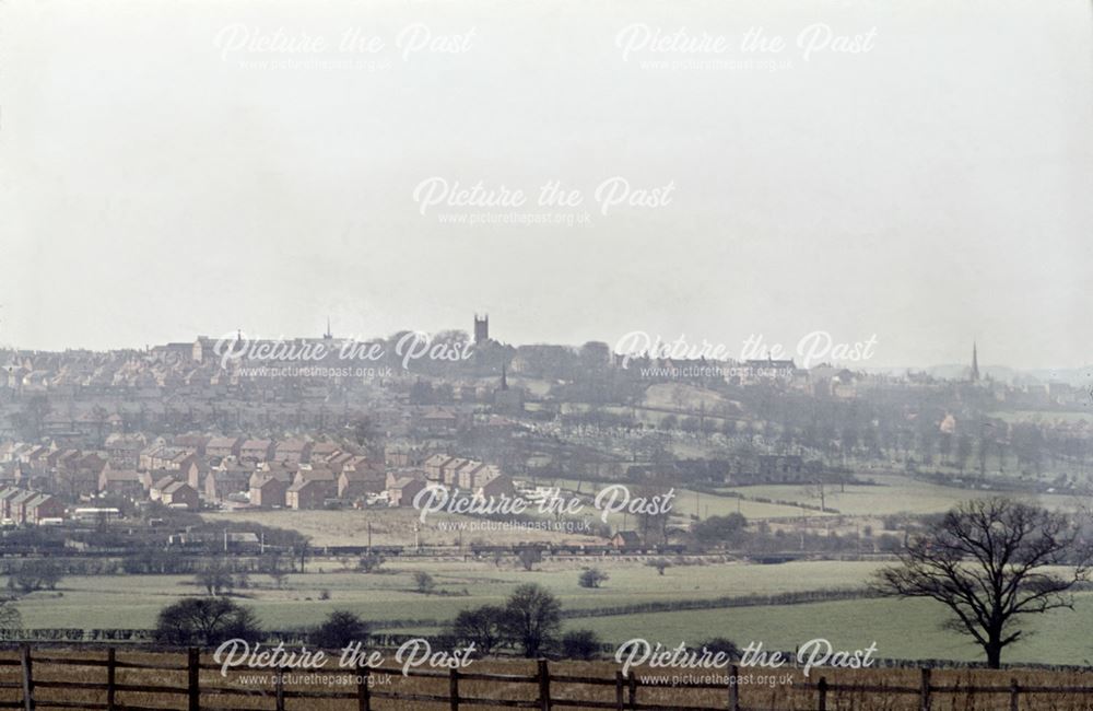 General view of Ilkeston town centre from the east