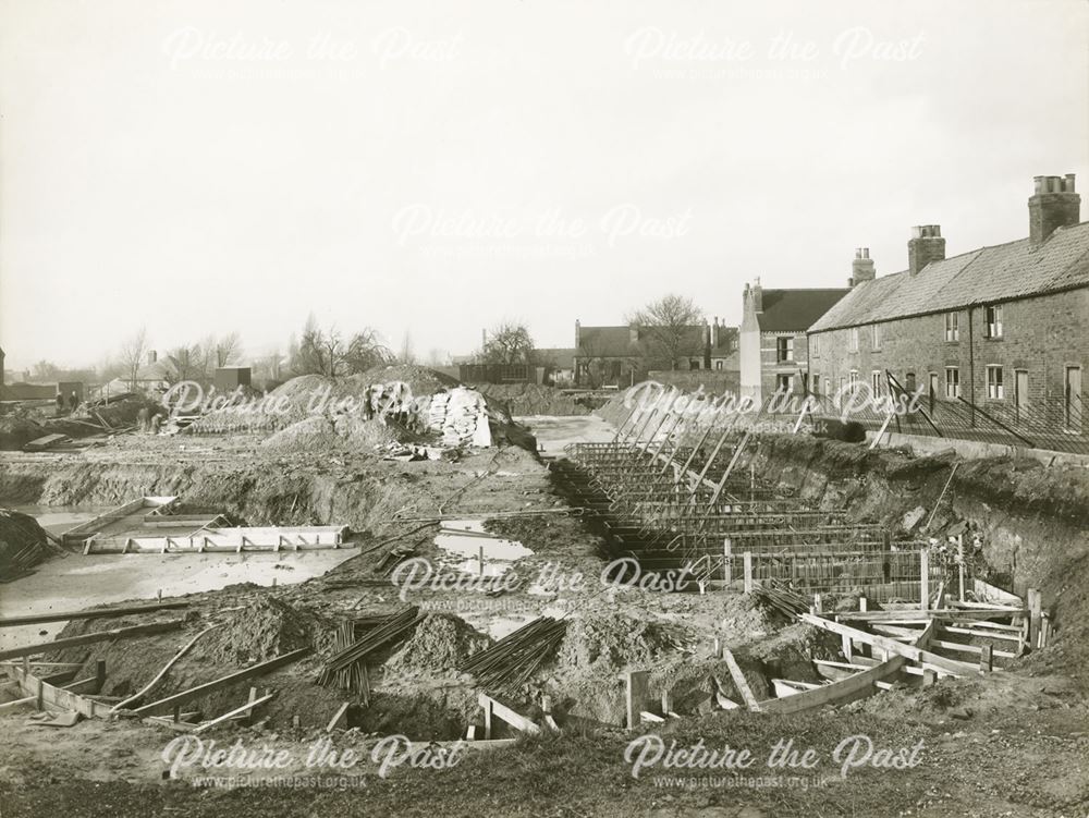 Croft Yard Reservoir Construction, Ilkeston