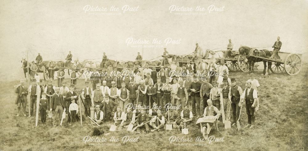 Commencement of Work at Park Cemetery, Ilkeston, c 1891