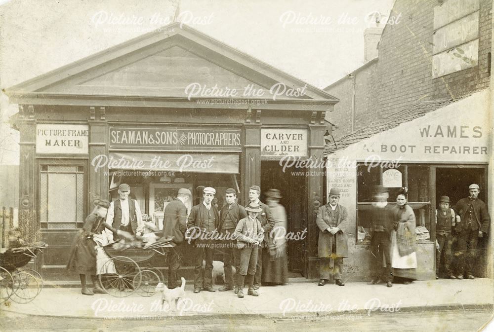 Seaman's Photographic Shop, Ilkeston, c 1890