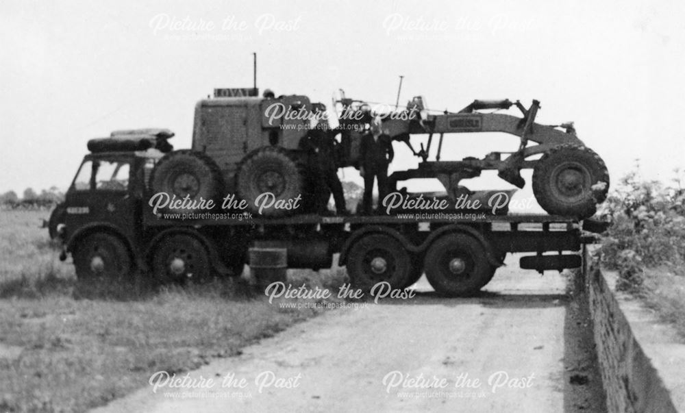 Carlisle Grader at Waddington Airfield, RAF Waddington, Lincolnshire, c 1954