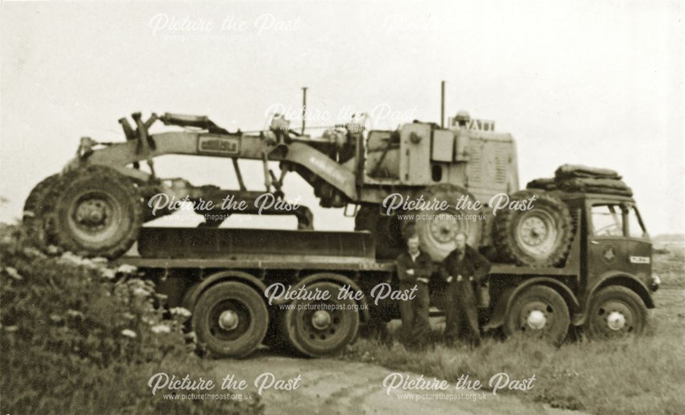 Carlisle Grader at Waddington Airfield, RAF Waddington, Lincolnshire, c 1954