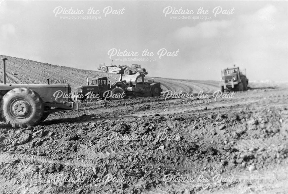 Opencast Coal Site at Stanleyc 1950s