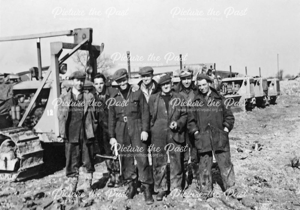 Willow Lea Opencast Coal Site at Smalleyc 1950s