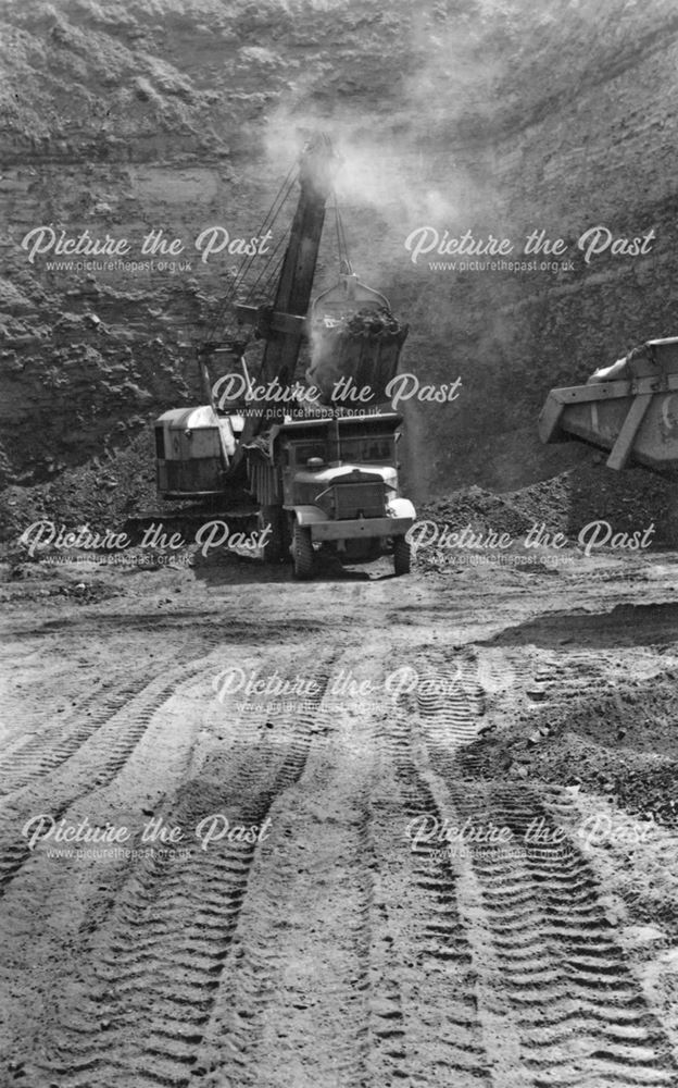 Willow Lea Opencast Coal Site at Smalley1950s