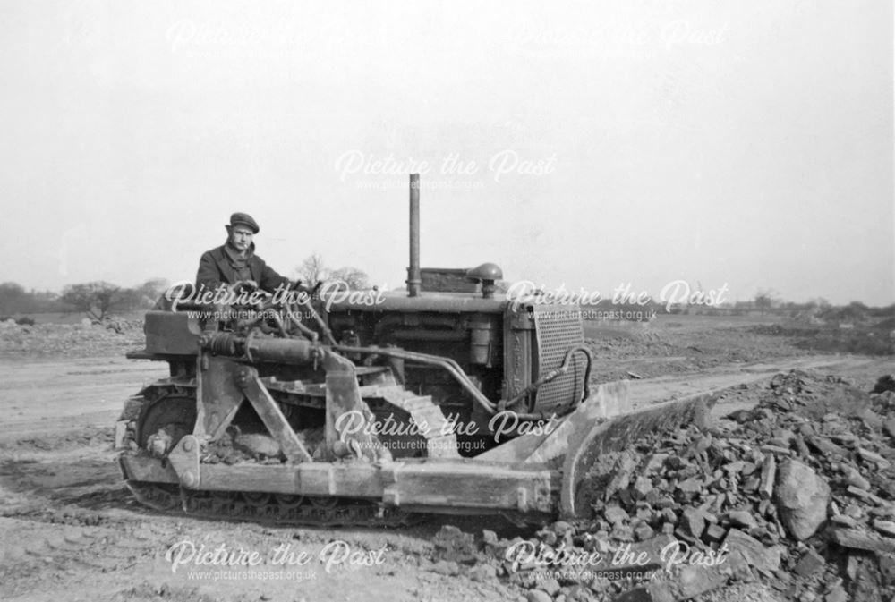 Tinkler's Opencast Coal Site at West Hallam, Ilkeston1950s