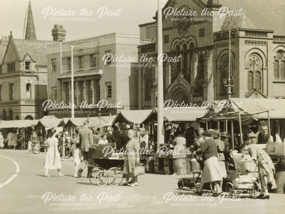 Market Day at Long Eaton, c 1950s