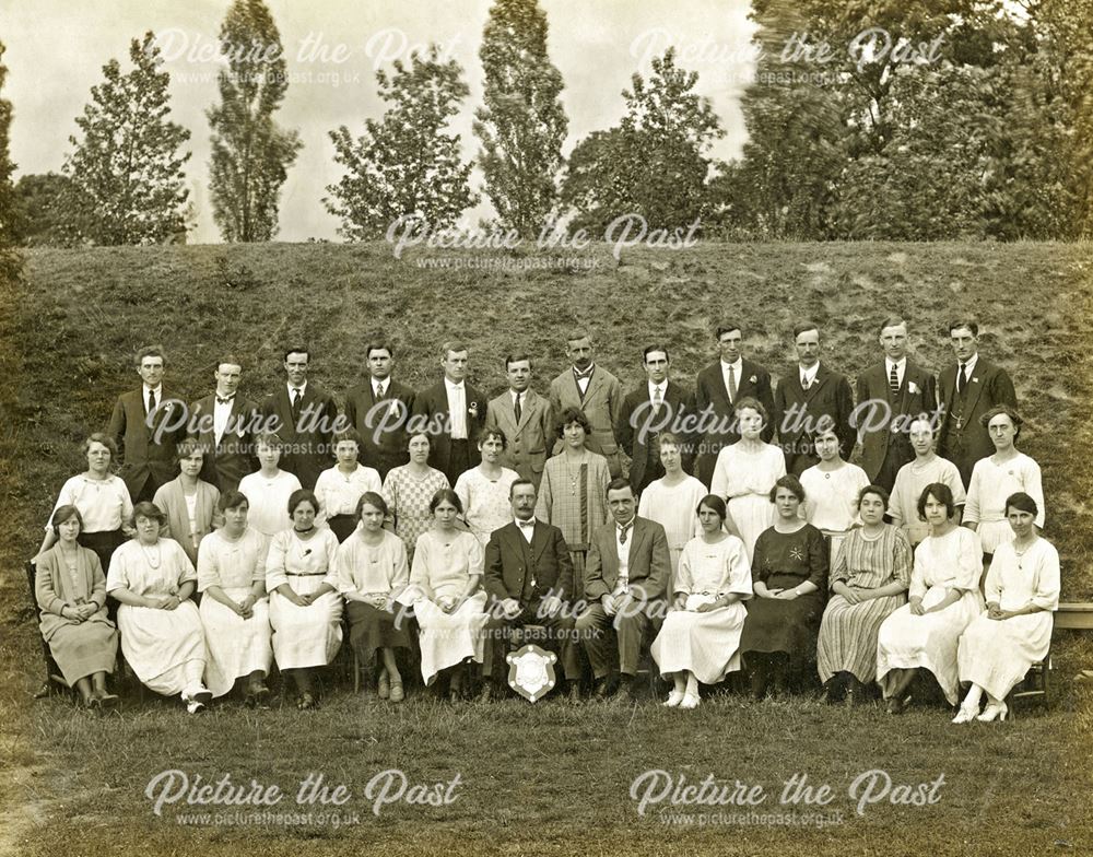 Co-Operative Society Day Out at The Beauty Spot,  Ilkeston, c 1920s