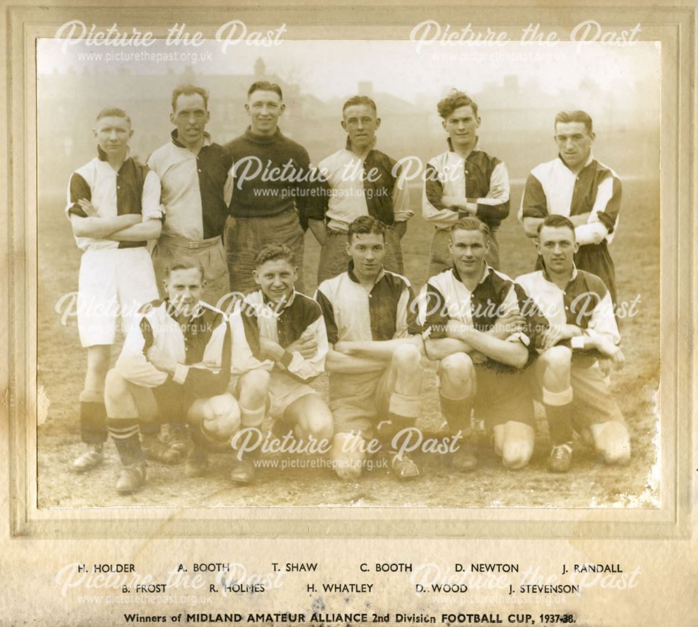 St. Barts Football Club, Ilkeston, c 1938