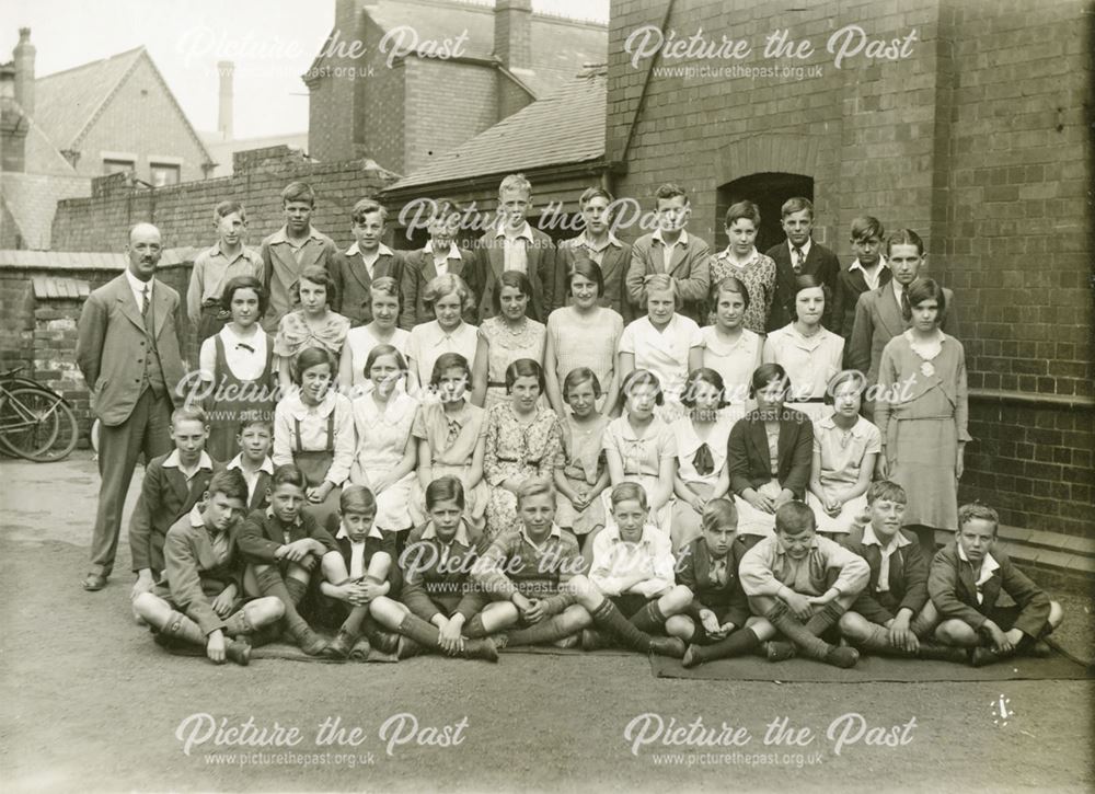Class Photograph, National School, Claye Street, Long Eaton, 1933