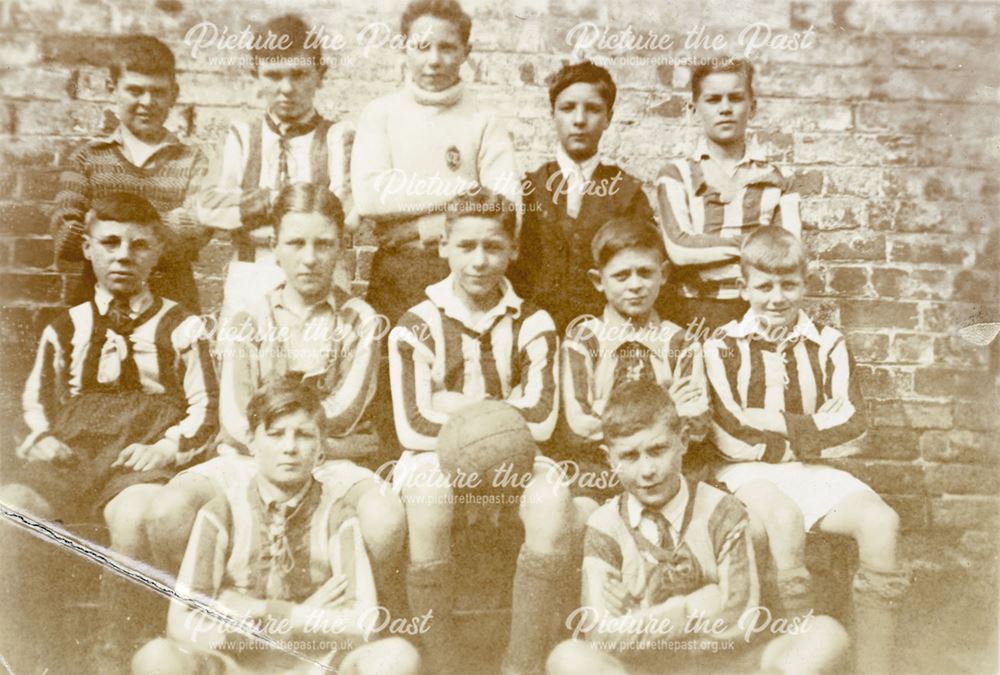 Football Team, National School, Claye Street, Long Eaton, 1933-4
