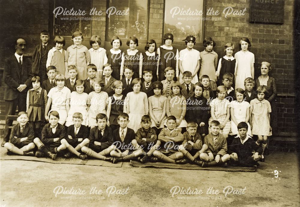Class Photograph, National School, Claye Street, Long Eaton, 1930