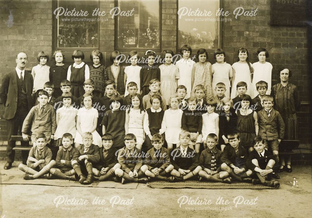 Class Photograph, National School, Claye Street, Long Eaton, 1930