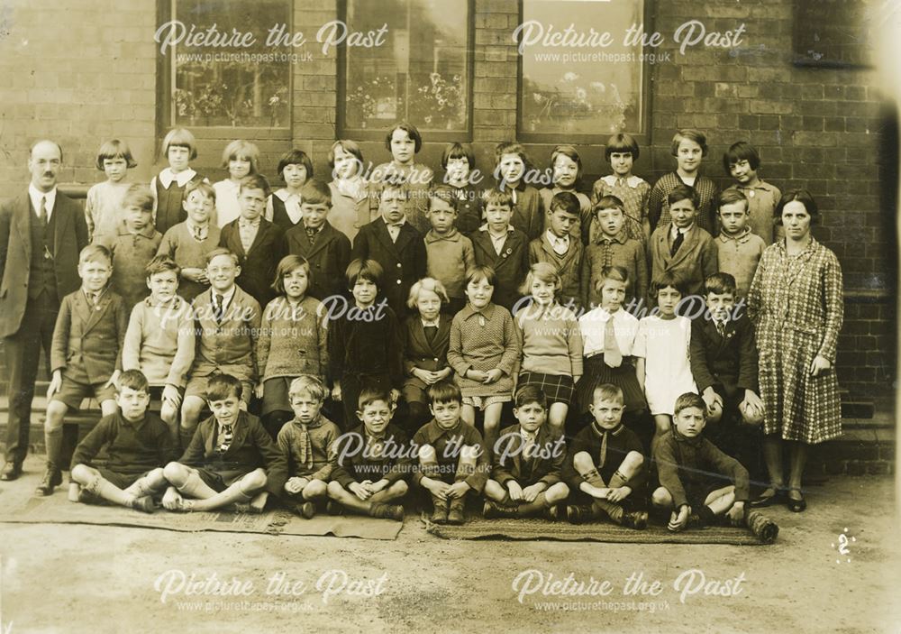 Class Photograph, National School, Claye Street, Long Eaton, 1930