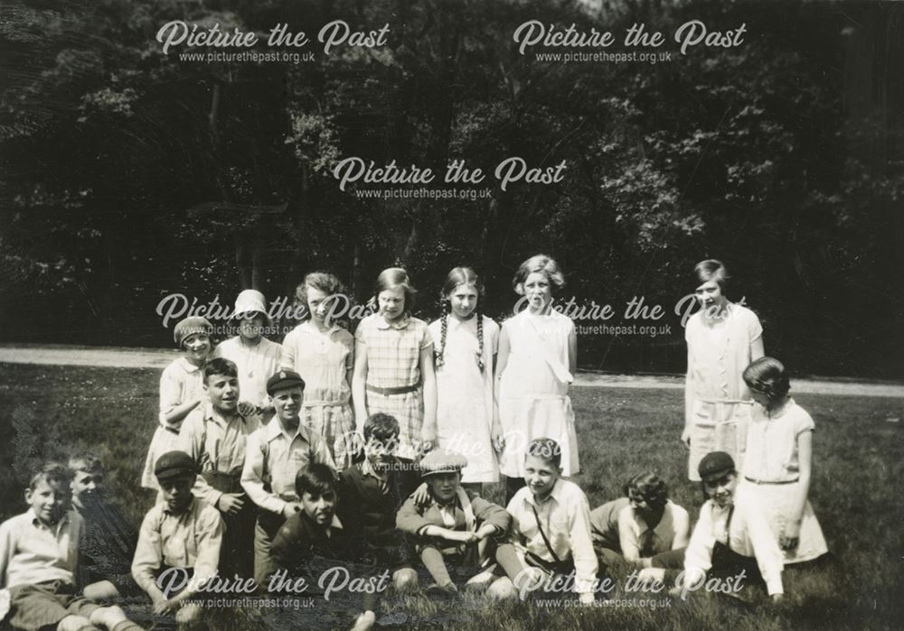 National School Outing to Beacon Hill, Leicestershire, 1930