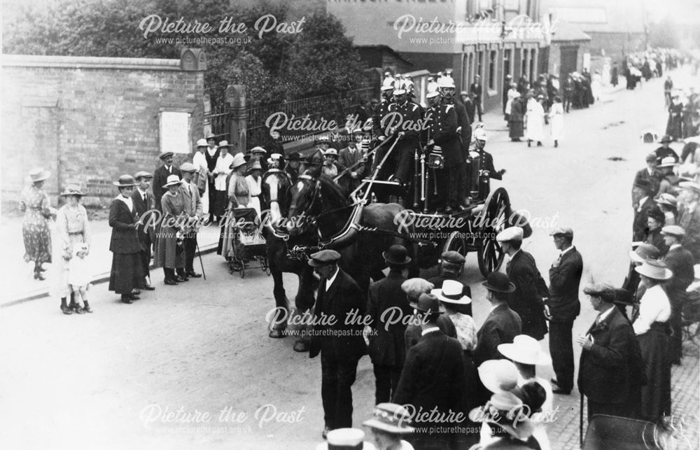 Fire Brigade, Sawley Road, Long Eaton, c 1920