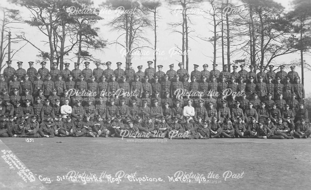 51st West Yorkshire Regiment, Clipstone, 1918