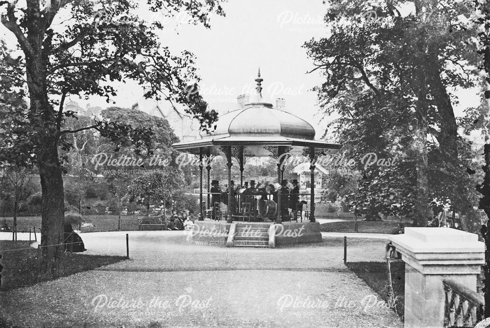 The Bandstand, Pavilion Gardens, c 1910