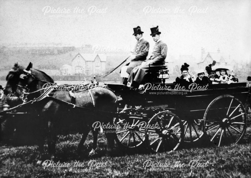 Duke of Norfolk Family, Glossop Hall Grounds, near Norfolk Street, Glossop, c 1905