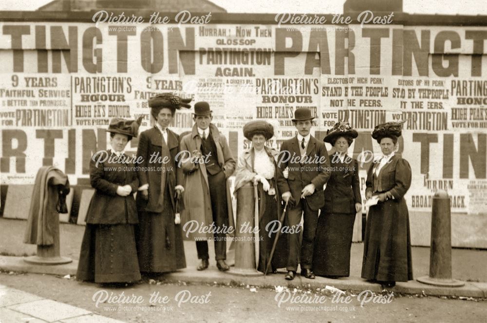 Members of the Partington family at election time