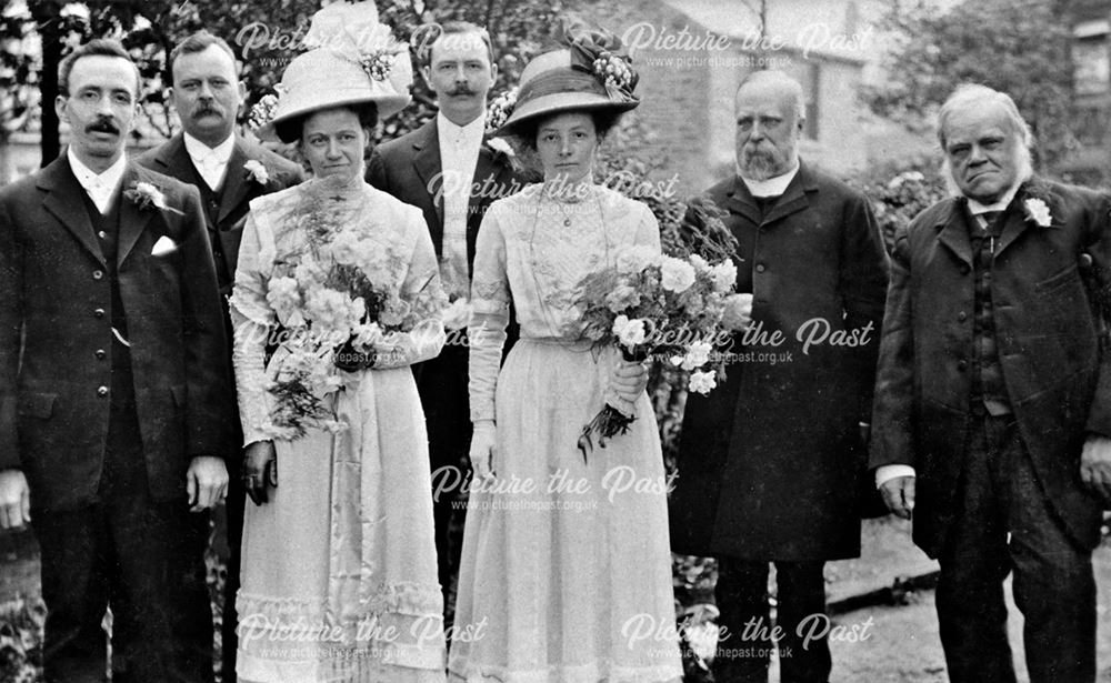 Wedding of Herbert Leach and Mary Garside.