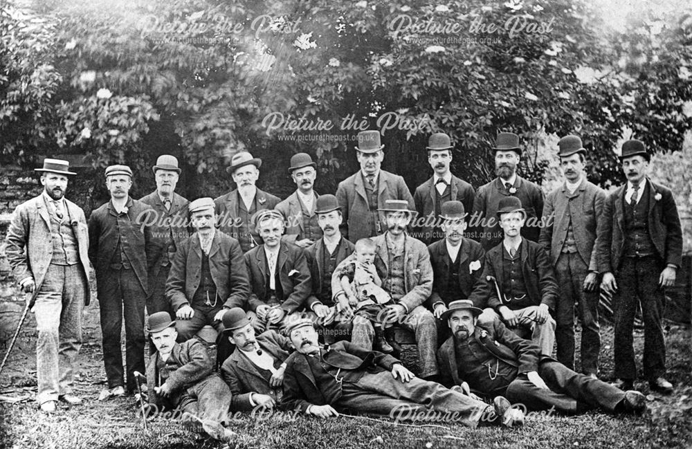 Employees at Wood Print Works, Hayfield