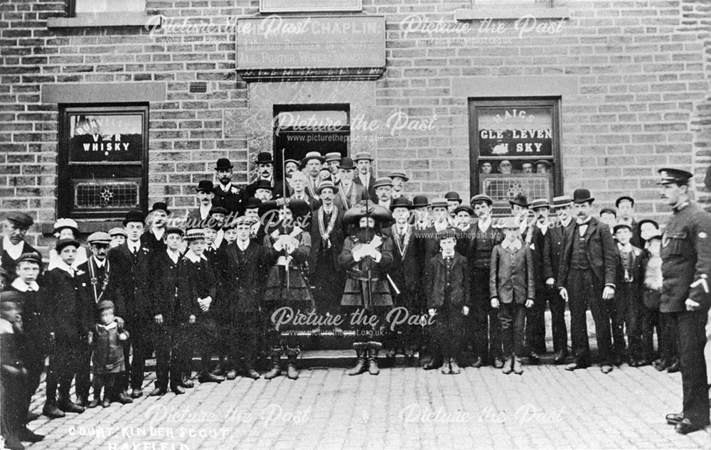 The Ancient Order of Foresters, Packhorse Inn, Market Street, Hayfield, c 1900s