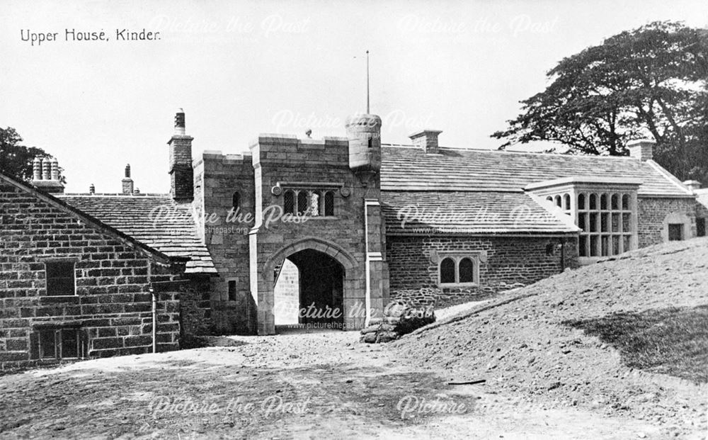 Upper House, Kinder Road, Kinder, Hayfield, c 1910