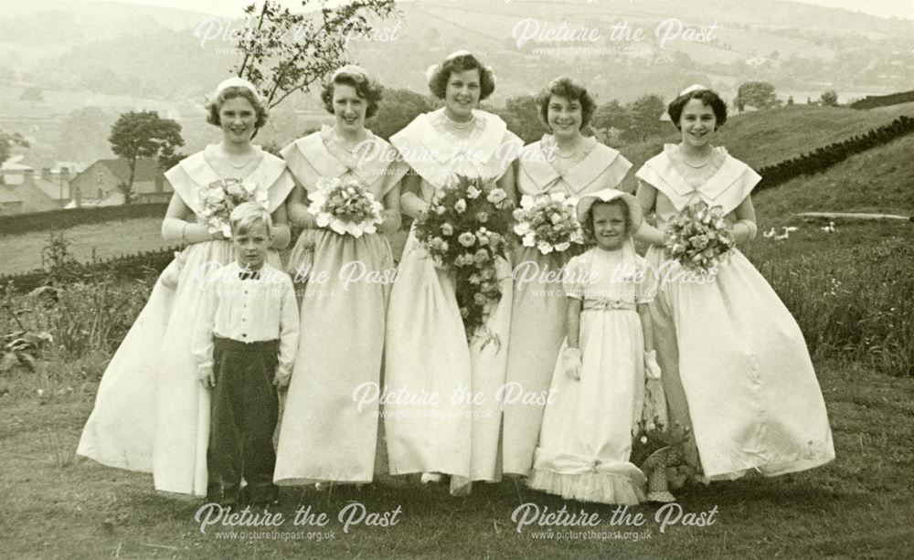 Whaley Bridge Rose Queen and attendants