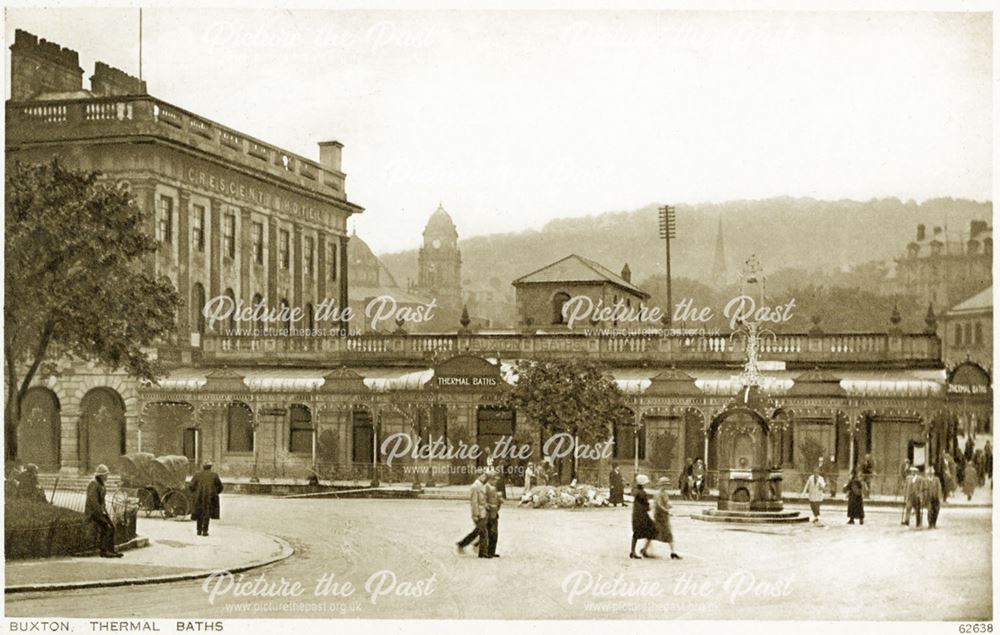 Turner's Memorial in front of the Thermal Baths, Buxton