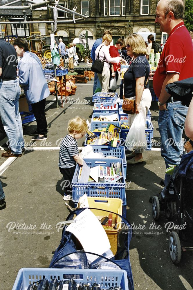 Buxton Market Stalls outside Town Hall