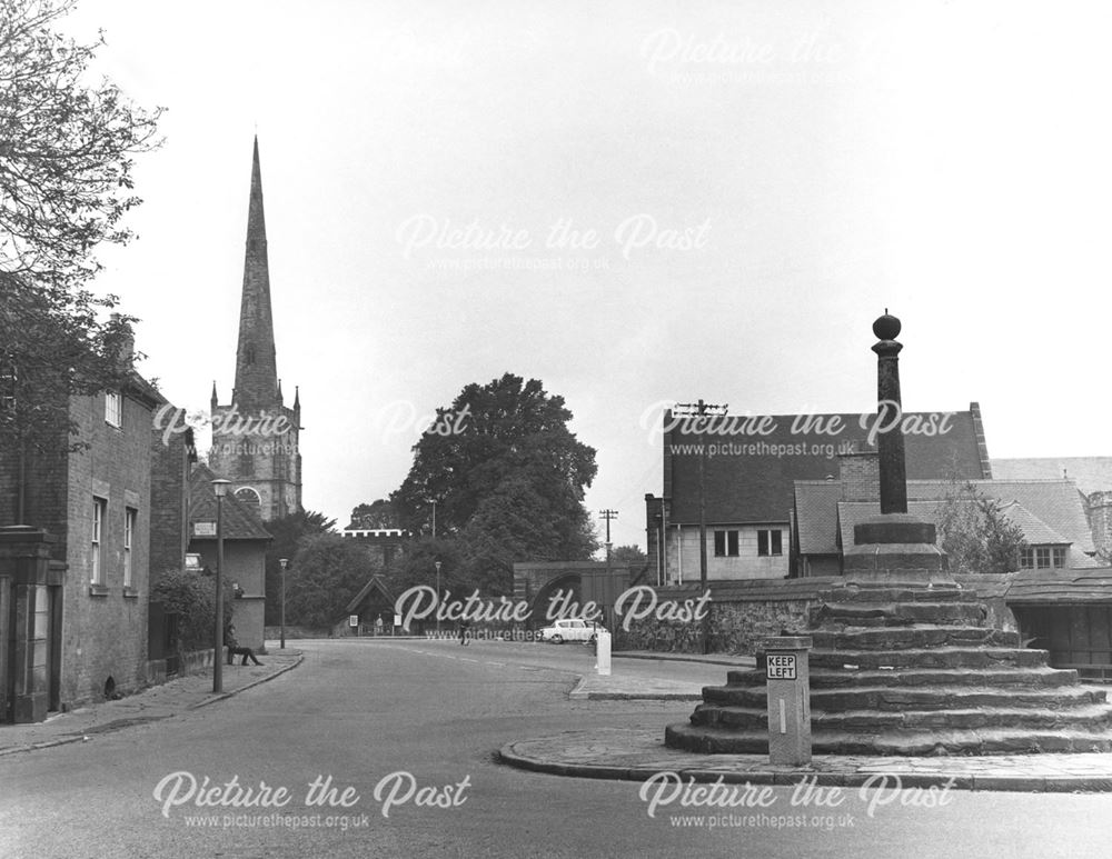 Repton Church and the outer arch of School Gate House