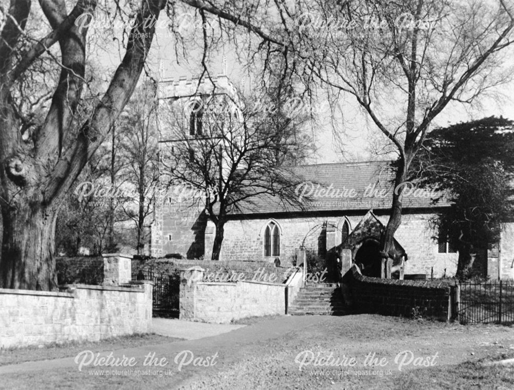 St. Michael's Parish Church, Church Lane, Pleasley, c 1950s