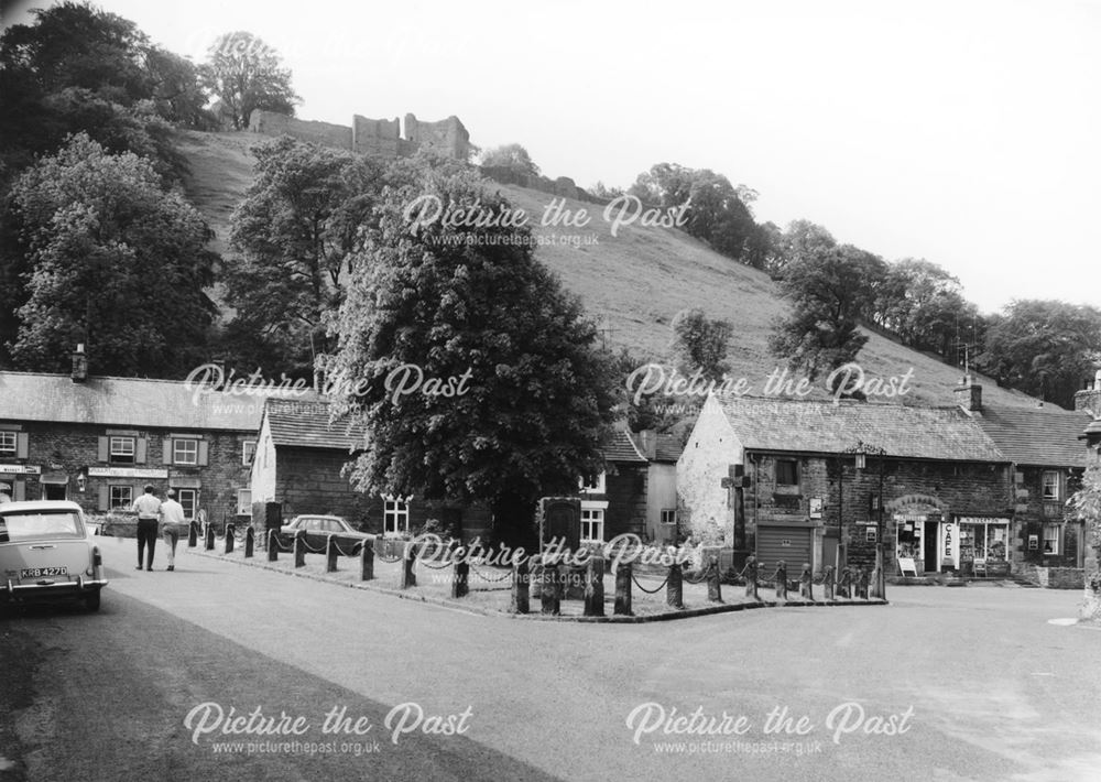 The Village Green, looking towards Peveril Castle