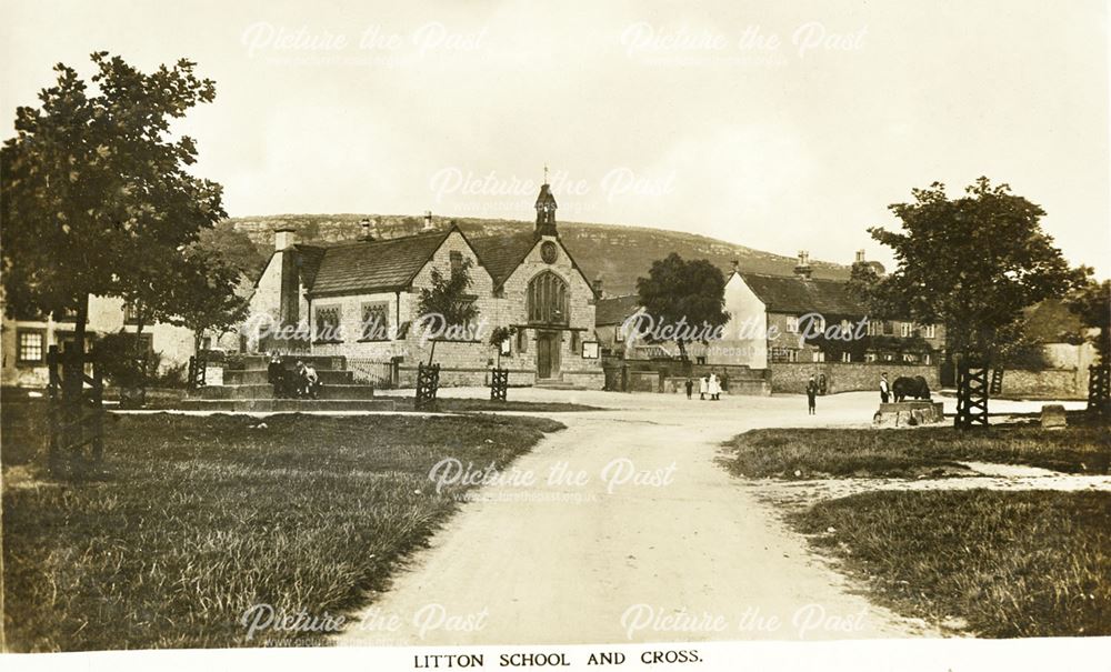Combined School and Village Cross, Litton