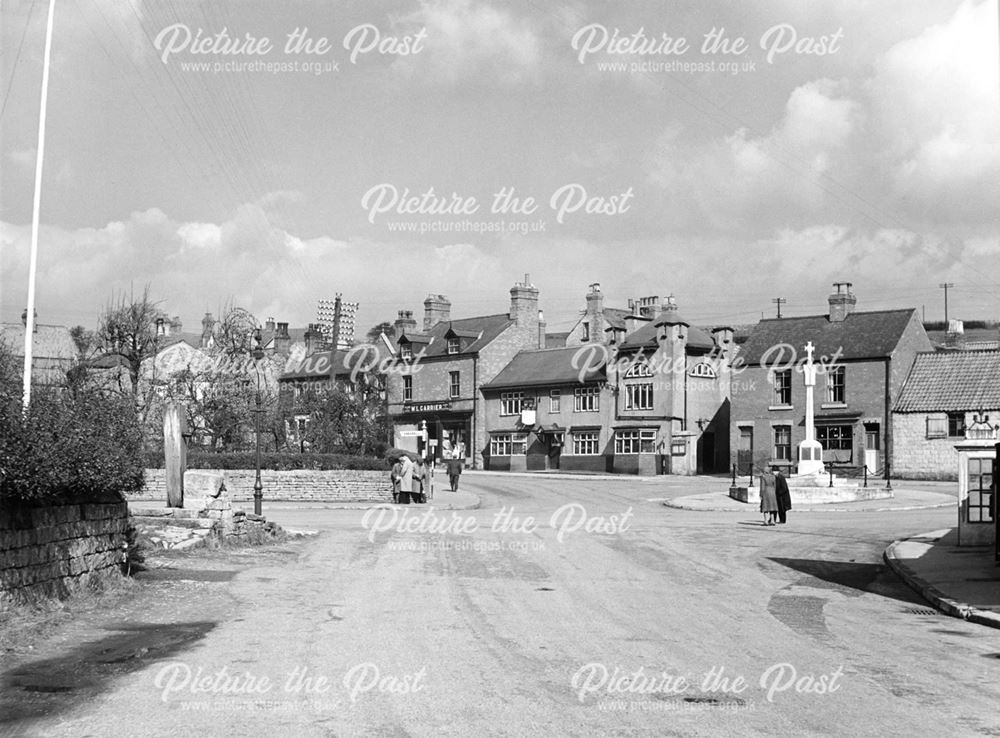 The Square and War Memorial, Whitwell