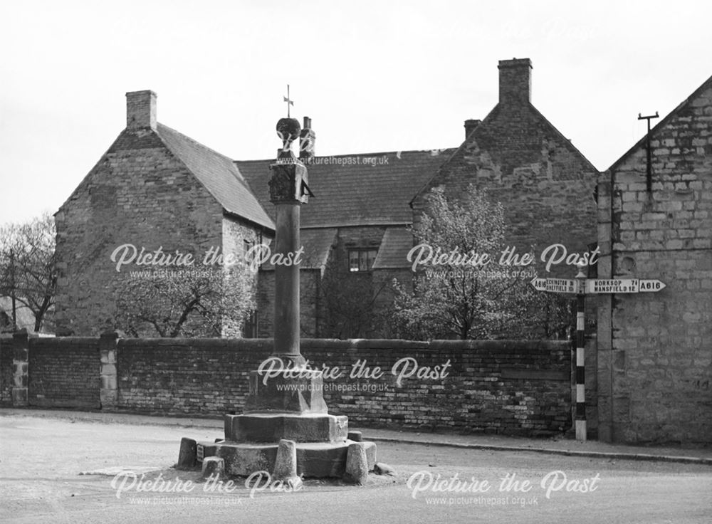 Barlborough Market Cross and Old Hall