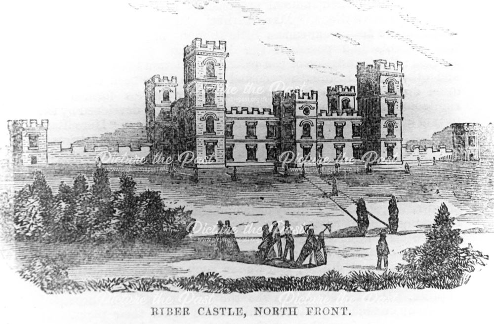 The north front of Riber Castle, near Matlock