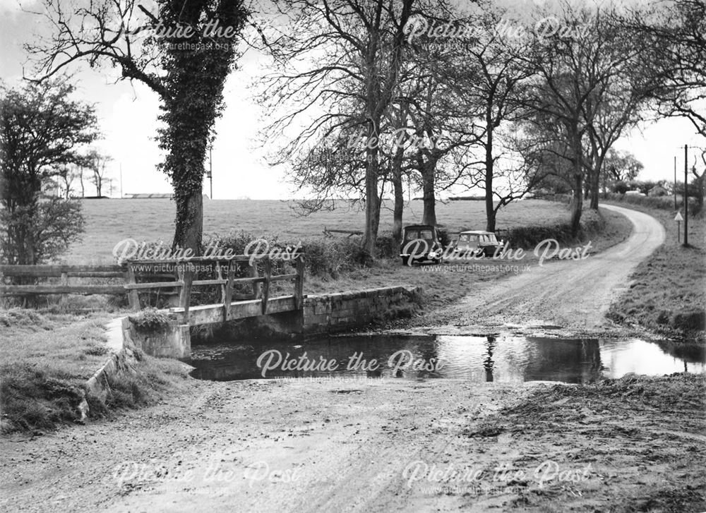 The Ford (water splash) on Foston Brook