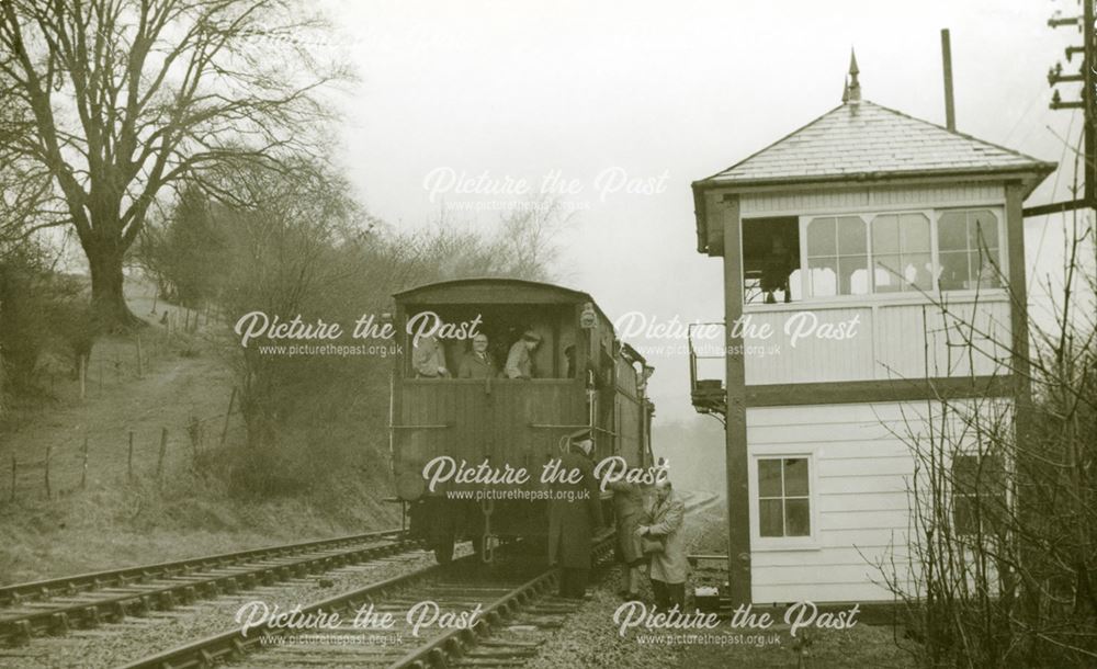 Buckland Hollow Signal Box on the Ambergate and Pye Bridge Railway