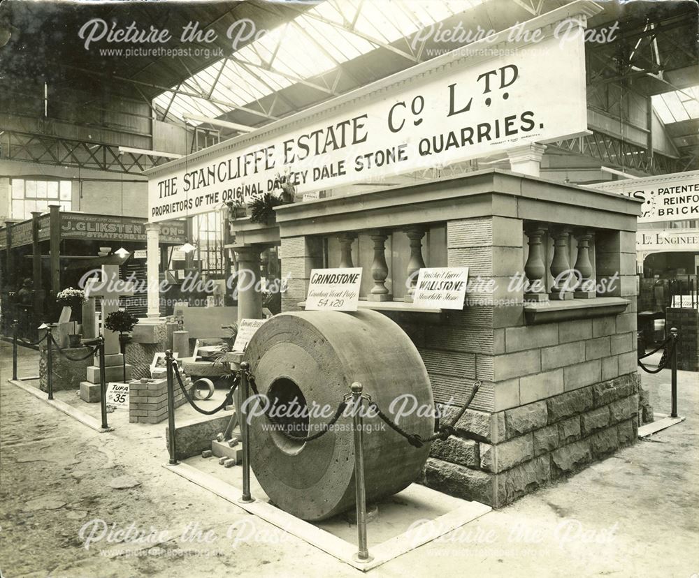 Exhibition stand of the Stancliffe Estate CO Ltd (Quarry owners)
